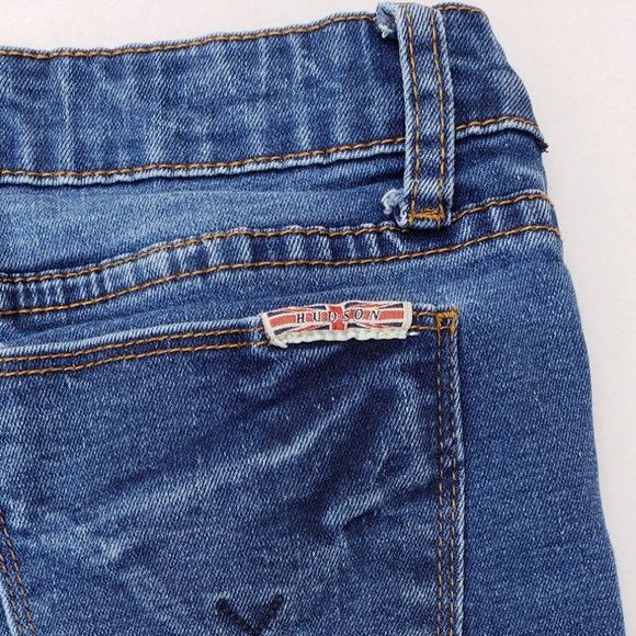 Girl's HUDSON Denim Stretchy Shorts sz 16 - Picture 8 of 8